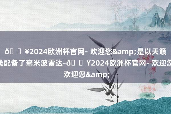 🔥2024欧洲杯官网- 欢迎您&是以天籁还在前线配备了毫米波雷达-🔥2024欧洲杯官网- 欢迎您&