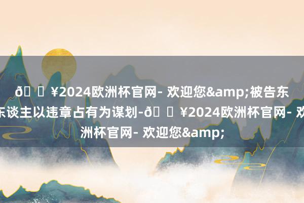 🔥2024欧洲杯官网- 欢迎您&被告东谈主付某等东谈主以违章占有为谋划-🔥2024欧洲杯官网- 欢迎您&