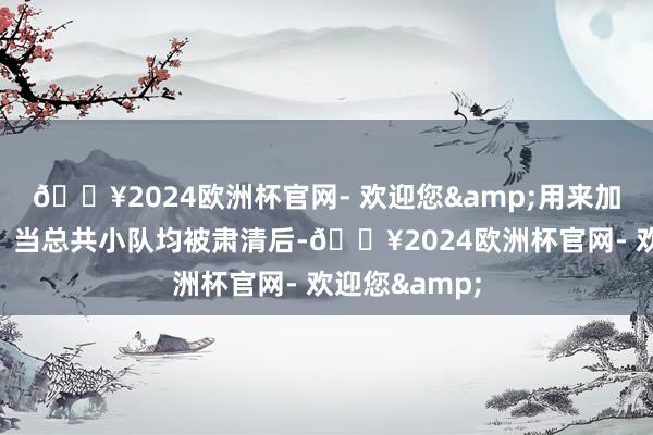 🔥2024欧洲杯官网- 欢迎您&用来加强自方实力！当总共小队均被肃清后-🔥2024欧洲杯官网- 欢迎您&