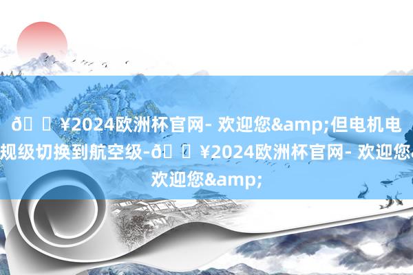 🔥2024欧洲杯官网- 欢迎您&但电机电控从车规级切换到航空级-🔥2024欧洲杯官网- 欢迎您&