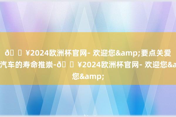 🔥2024欧洲杯官网- 欢迎您&要点关爱电动汽车的寿命推崇-🔥2024欧洲杯官网- 欢迎您&