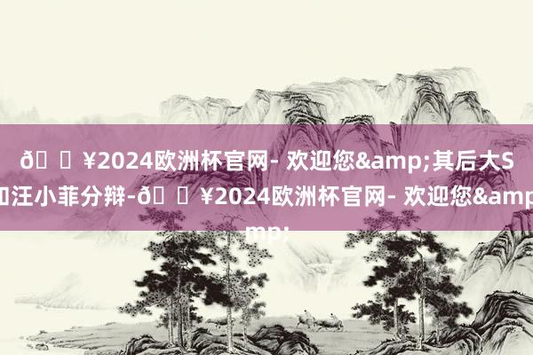 🔥2024欧洲杯官网- 欢迎您&其后大S和汪小菲分辩-🔥2024欧洲杯官网- 欢迎您&